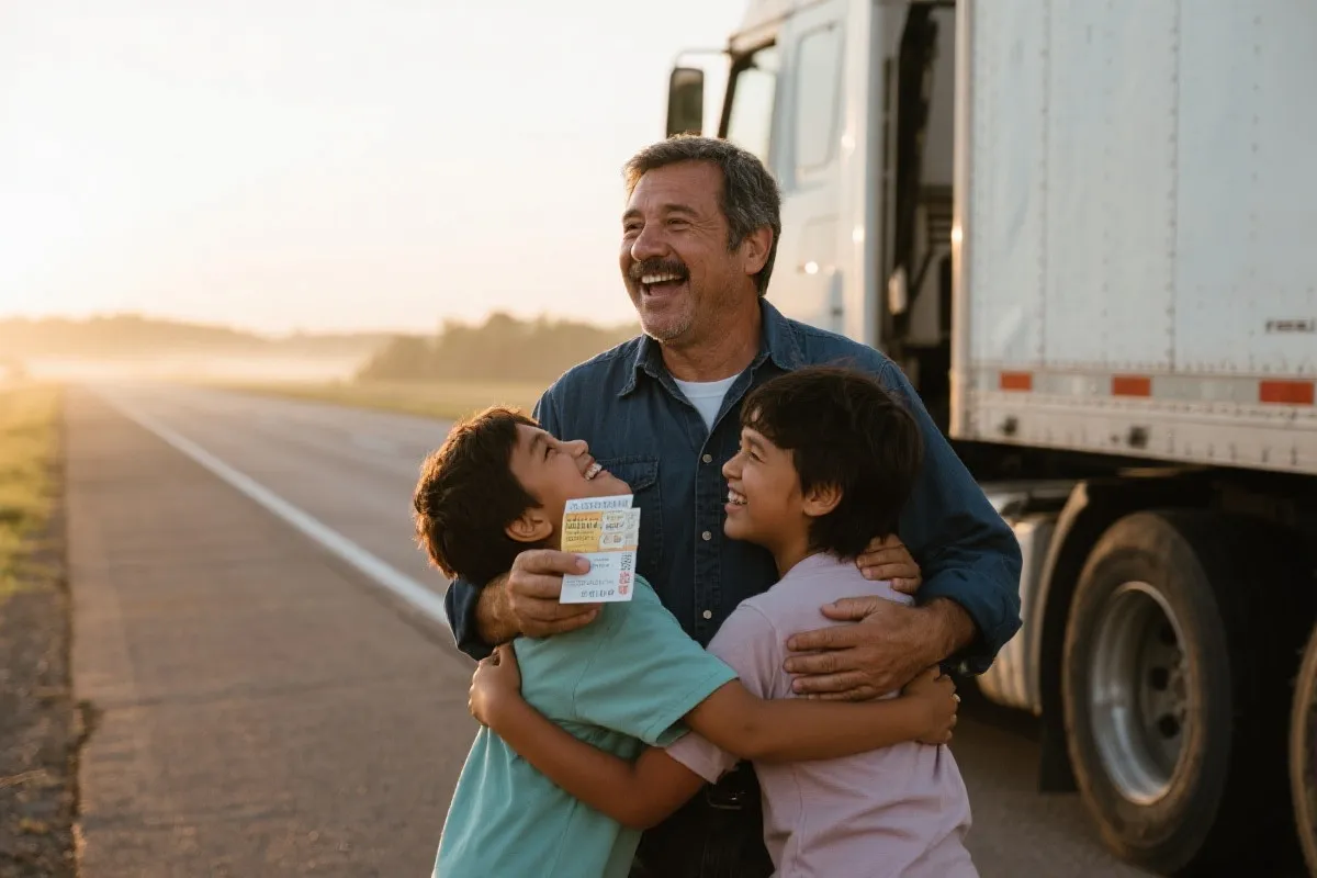 彩票连中两次：62岁卡车司机揽下约568万后的冷静抉择